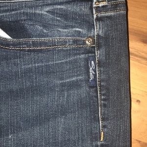 Silver Capri jeans